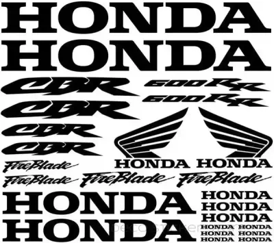 Honda CBR 600RR - Motociklų lipdukų rinkinys