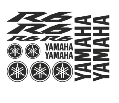 Yamaha R6 - Motociklų lipdukų rinkinys