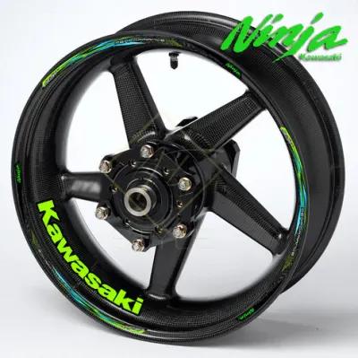 Kawasaki NINJA ratlankių lipdukai 16vnt