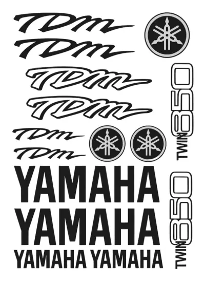 Yamaha TDM Twin 850 - Motociklų lipdukų rinkinys