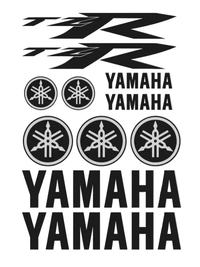 Yamaha TZR Motociklų lipdukų rinkinys