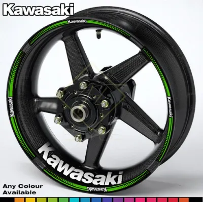 Kawasaki NINJA ratlankių lipdukai, žalias