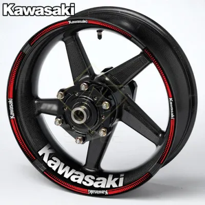 Kawasaki NINJA ratlankių lipdukai, raudona
