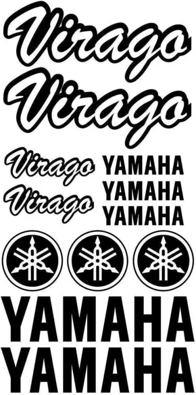 Yamaha Virago Motociklų lipdukų rinkinys