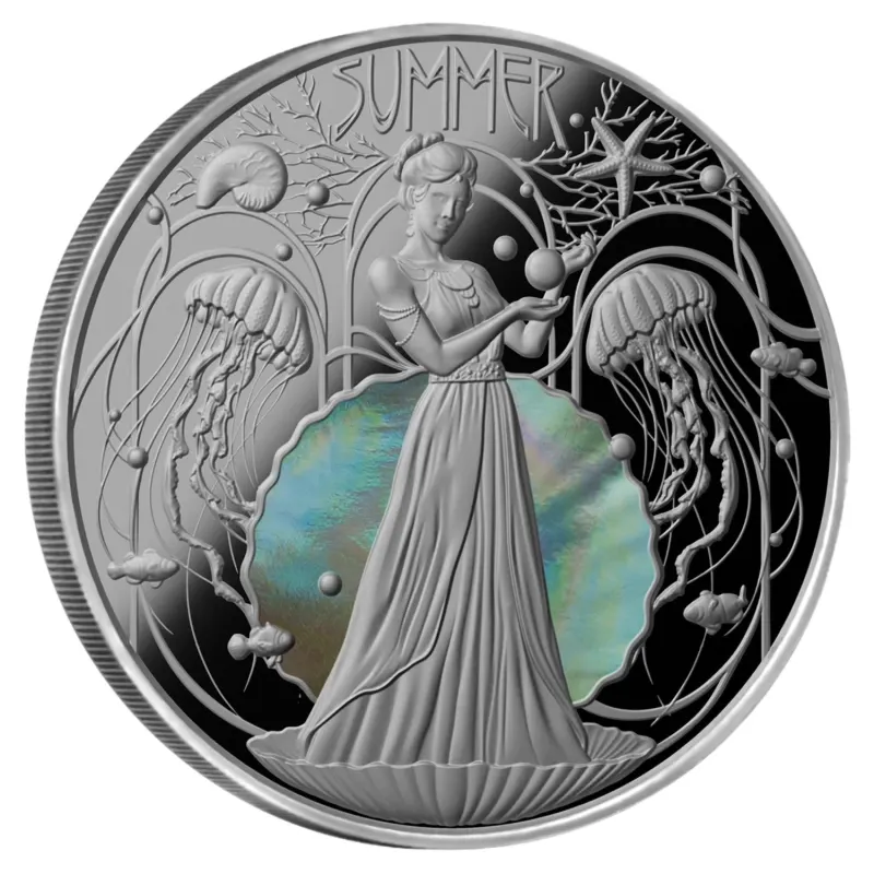Sidabrinė moneta „Vasara” iš serijos „Keturi sezonai” 1 oz