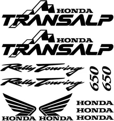 Honda Transalp 650 Motociklų lipdukų rinkinys