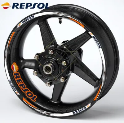 REPSOL motociklo ratlankių lipdukai