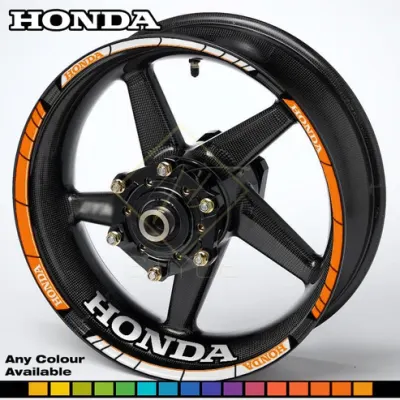Honda Fireblade ratlankių lipdukai, orandžinė