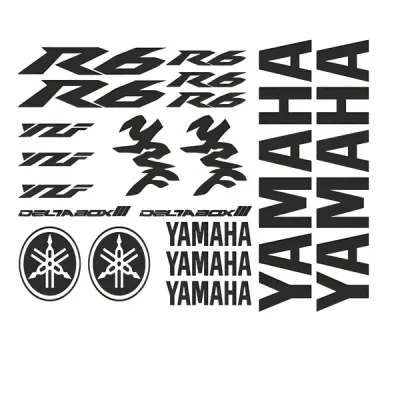 Yamaha YZF R6 Deltabox 3 - Motociklų lipdukų rinkinys