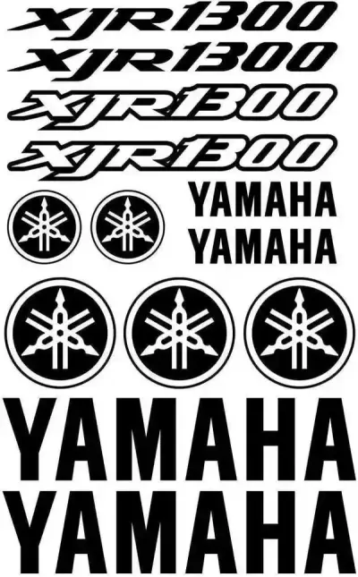 Yamaha XJR 1300 - Motociklų lipdukų rinkinys