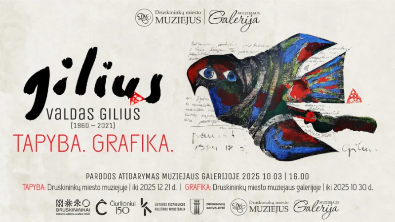 Paroda „Valdas Gilius (1960–2021). Tapyba. Grafika“