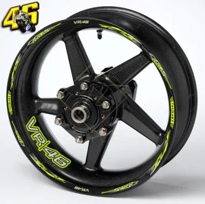 VR46 Valentino Rossi motociklo ratlankių lipdukai