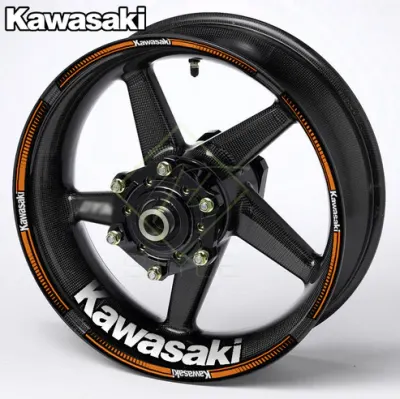 Kawasaki NINJA ratlankių lipdukai, oranžinė