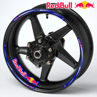 RedBull motociklo ratlankių lipdukai