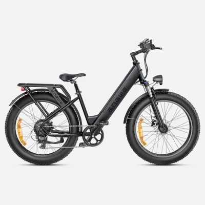 Dviratis 26" elektrinis Engwe E26 ST moteriškas juodas