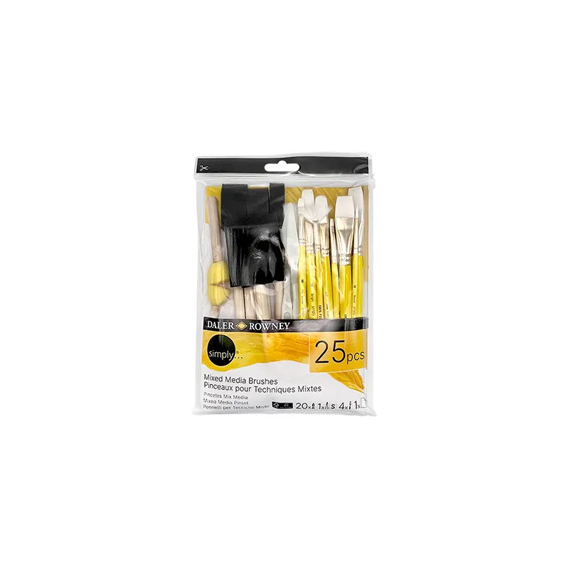 Teptukų rinkinys Simply Daler Rowney 25 vnt