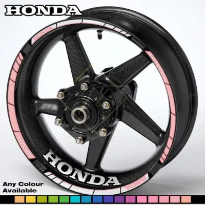 Honda Fireblade ratlankių lipdukai, rožinis auksas