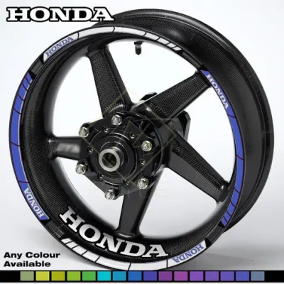 Honda Fireblade ratlankių lipdukai, mėlyna