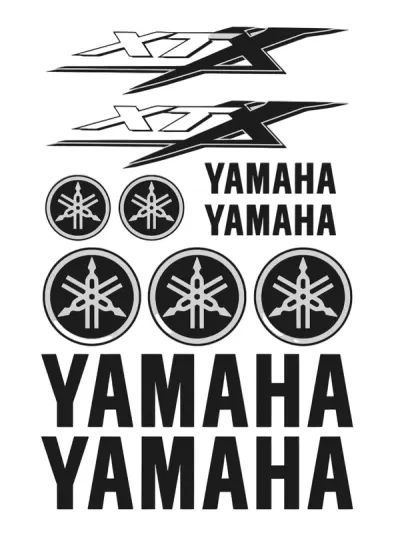 Yamaha XTX lipdukų rinkinys - Motociklų lipdukų rinkinys