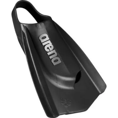 Plaukmenys Arena PowerFin PRO, juodi