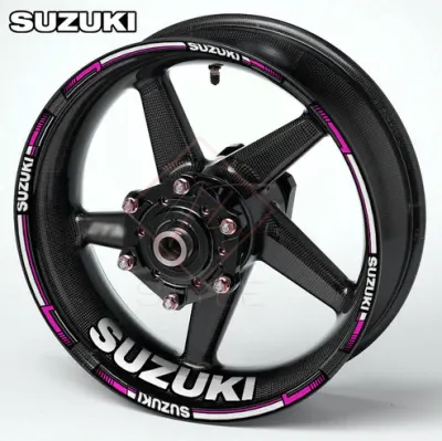 Suzuki motociklų ratlankių lipdukai, rožinė