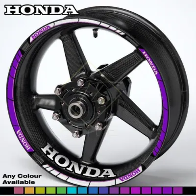 Honda Fireblade ratlankių lipdukai, violetinė